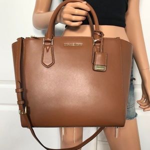 Carolyn Leather Large Tote